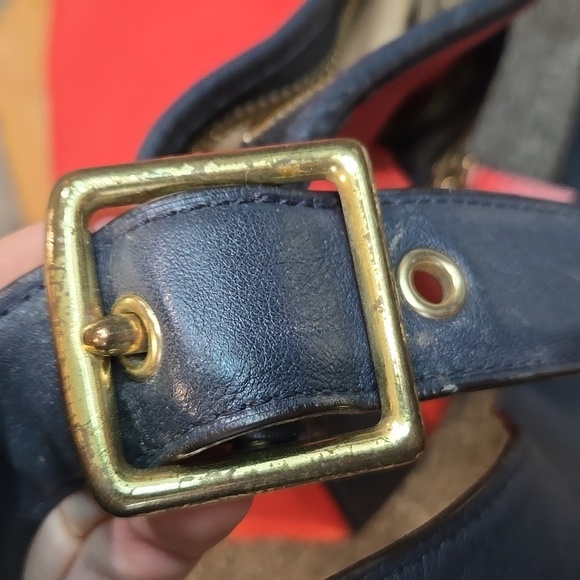 Coach Women Restored Larger Duffle Multicolor Shoulder Bag Purse Leather - Picture 15 of 16